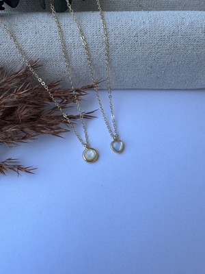 M Miel Kalp Detay 2li Set Kolye