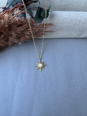 M Miel Kutup Yıldızı Kolye