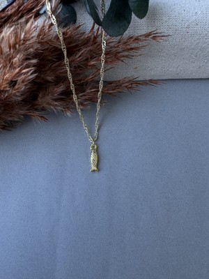 M Miel Kadın Balık Figür Kolye