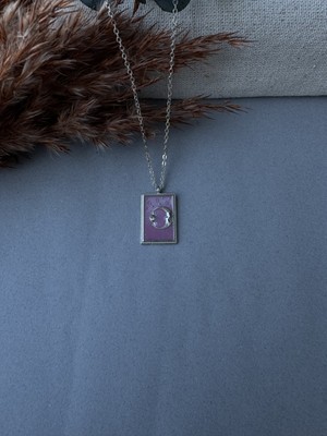 M Miel Kadın Ay Güneş Detay Kolye