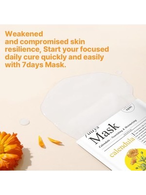 Ariul 7 Days Mask Calendula P - Besleyici, Nemlendirici & Onarıcı Vegan Kağıt Maske