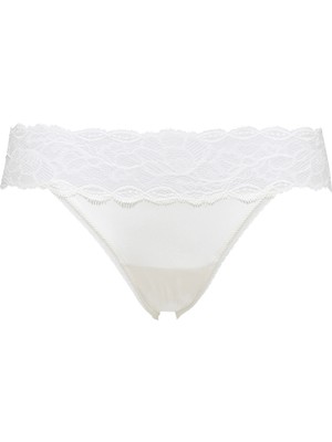 Calvin Klein Kadın Bej Calvin Klein Bıkını Kadın Krem Bikini Külot