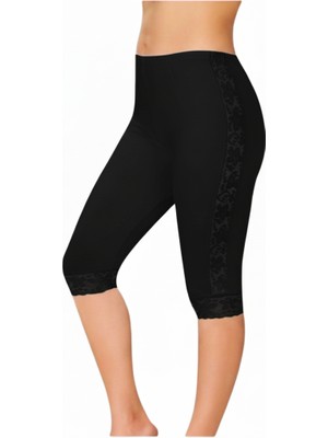 Can Yıldız Dantel Detaylı Kadın Tayt