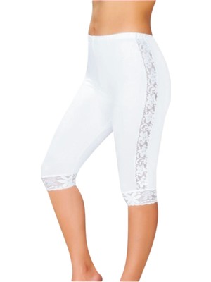 Can Yıldız Dantel Detaylı Kadın Tayt