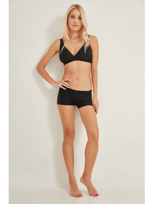 C&city Kadın Bikini Altı Şort 3068 Siyah