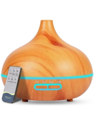 Tedaks Sonx Aroma Difüzörü Gece Işığı 7 LED Hava Nemlendirici Kumandalı Buhar Makinesi 500 ml