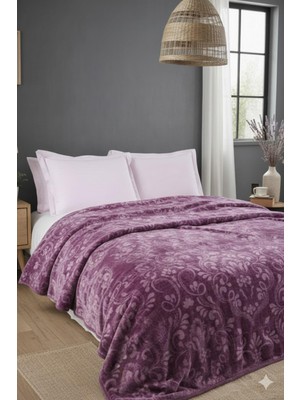 Özdilek Çift Kişilik Antico Battaniye - Mor