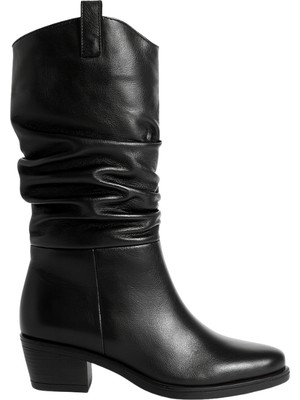 Giydim Gidiyor Lossi Deri Bot Siyah