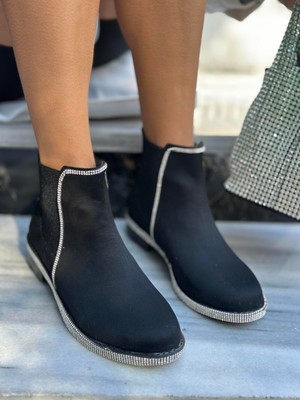 Giydim Gidiyor Hotco Süet Bot Siyah