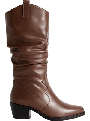 Giydim Gidiyor Lossi Deri Bot Kahverengi