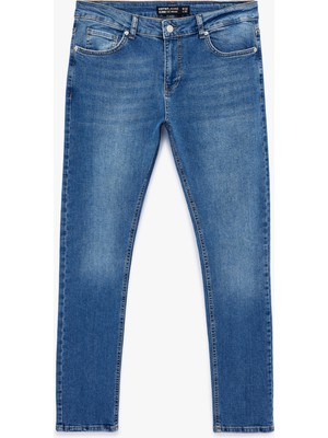 Koton Normal Bel Pamuklu Skinny Jean Pantolon - Michael Jean
