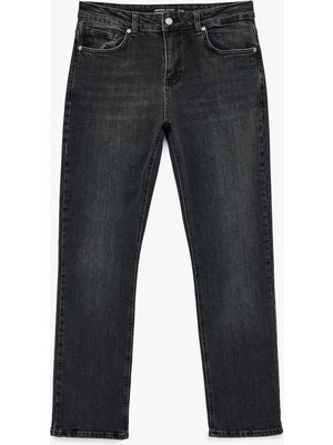 Koton Pamuklu Normal Bel 5 Cepli Straight Fit Jean Pantolon - Mark Jean
