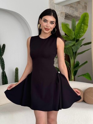 Moda Loris More Inci Detaylı Elbise