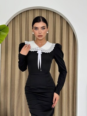 Moda Loris Coventry Yakalı Elbise