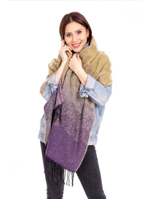 Abarta Kadın Omuz Şal Saçaklı 67*200CM Standart