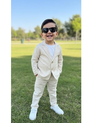 Keten  Çocuk Takım  Tişört  Dahil  Doğum Günü Düğün Bayram Özelgün