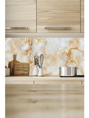 Rabadon 60X100CM Mutfak Tezgah Arası Kaplama Folyo Dolap Masa Kaplaması Kendinden Yapışkanlı Desenli