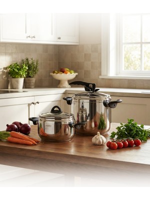 Hascevher 3,5 + 7,0 Lt Düdüklü Tencere Seti