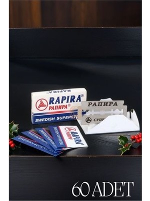 Tgzm Hsnet Rapira 60 Adet Yaprak Tıraş Jileti - TG0012-2RYUJ0