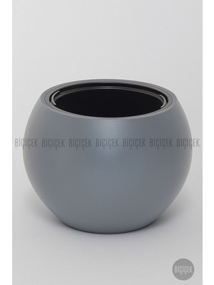 Biçiçek Plastik Küre Saksı 37 cm Çap