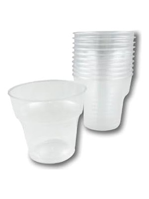 Şeffaf Kristal Mika Ekstra Sert Plastik Bardak 180 cc -1.kalite. 100 Adet