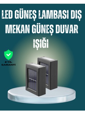 Tgzm Suya Dayanıklı Güneş Enerjili Bahçe Lambası - TG0012-2RGCI3