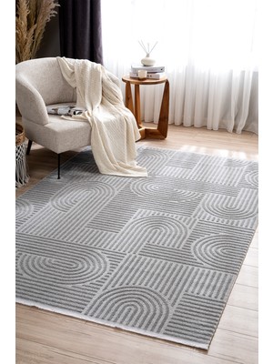 Koza Hayad Monaco Gri Halı  Salon Oturma Odası Yatak Odası Koridor Makine Halısı 33471D