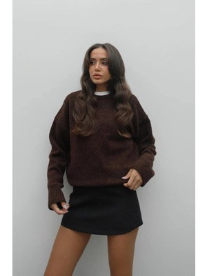 Butik Kadın Bisiklet Yaka Triko Kazak