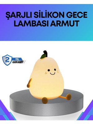 Tgzm Modern Armut Gece Lambası Kablosuz Şarjlı LED Aydınlatma - TG0012-2RLHB6