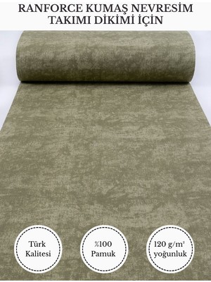 Fabricstown Ranforce Kumaş Nevresim Dikimi Için – %100 Pamuk, 240 cm × 100 Cm, Mermer Desen V-38