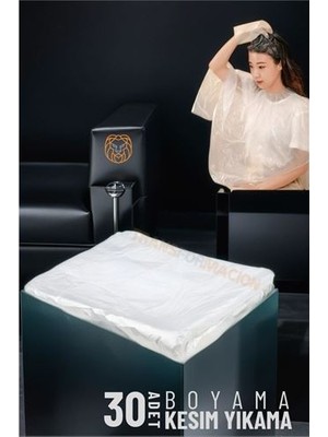 Bi Dünya Shop Hsnet Saç Boyası Kesim Yıkama Önlüğü 30 Adet - UD001X-51K1B5