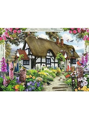 Rosen Cottage Puzzle Mit 1000 Teile