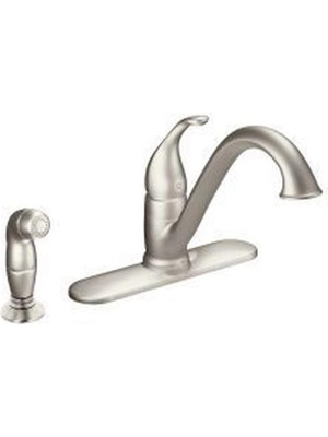 7840SRS Camerist One-Handle Low Arc Kitchen Musluk, Spot Resist Paslanmaz By