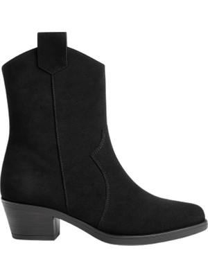 Giydim Gidiyor Dino Hakiki Süet Deri Bot Siyah