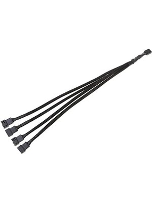 4987 4 Pin Fan Çoklayıcı Y Pwm Çoklayıcı Splitter Kablosu 4 Port