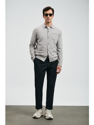 Lufian Rumı Smart Erkek Chino Pantolon Slim Fit Lacivert