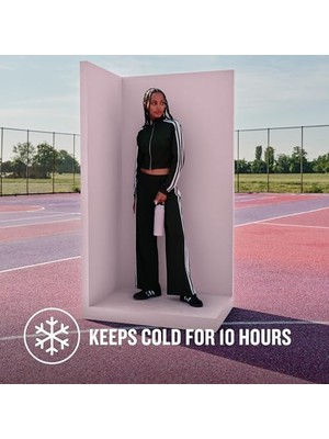 Iceflow™ Aerolight™ Flip Straw 2.0 Pipetli Su Şişesi, Pembe Kuvars (Rose Quartz), 0.7 Litre