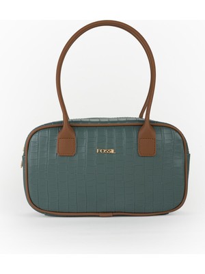 Fossil Kadın Croco Desen El ve Omuz Çantası