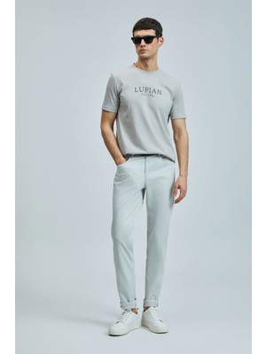 Lufian Helt Spor 5 Cep Erkek Pantolon Slim Fit Stone