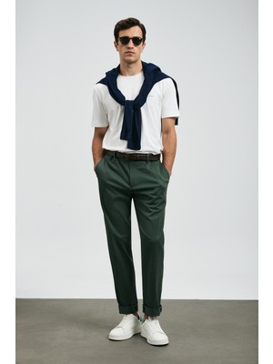 Lufian Rumı Smart Erkek Chino Pantolon Slim Fit Lacivert