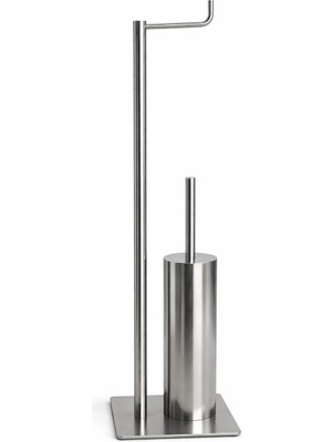 Neva Paslanmaz Wc Kağıtlıklı Klozet Fırçalı Ayaklı Set