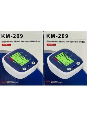 Go İthalat Otomatik Dijital LCD Elektronik Tansiyon Aleti Kol Tipi KM-209 Akıllı Basınç Sistemi (5263)