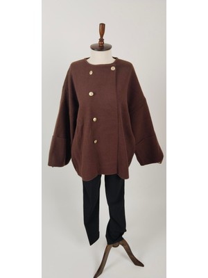 Premium Düğmeli Keçe Hırka