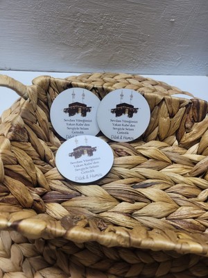 Ufuk Çizgisi Umre Hediyelik Kişiye Özel Mdf Magnet 20 Li