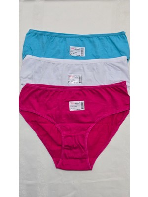 Macal Pink White Underwear Kadın Külot 3'lü Set 2505
