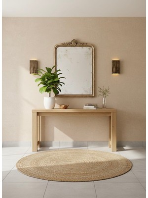 Silva Wood Craft Ahşap Dekoratif Ledli Aplik Duvar Balkon Antre Aksesuarı Otel Cafe Villa Bohem Rustik Dekor