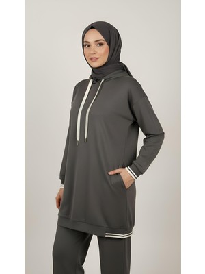 Ribanalı Premium Modal Tesettür Takım