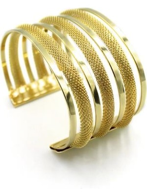 Royaleks Plaka Bilezik - Altın