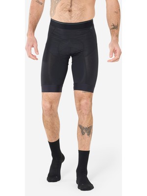 Decathlon Rockrider 500 Siyah Erkek Dağ Bisikleti Şort Içliği Esnek Kumaş ile Konfor Sunar