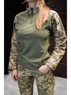 Single Sword Unisex&unisex Outdoor ve Askeri Combat Tişört Renk: Piksel Beden: S